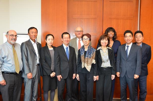 Judicial delegation from the Supreme Court of Korea in March 2015. 