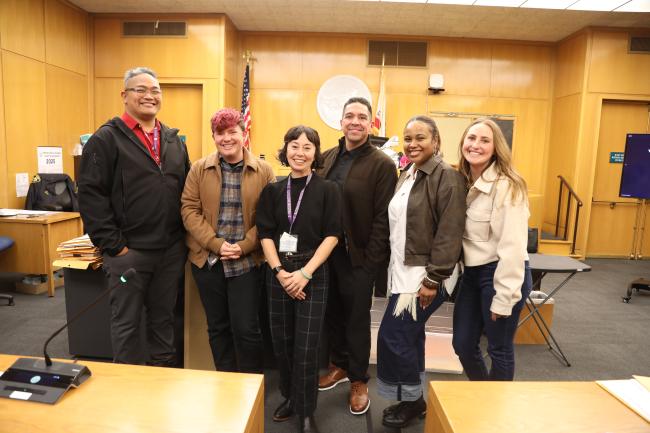 The Felton Institute clinical team poses for a photograph following a Young Adult Court graduation ceremony in December 2025.